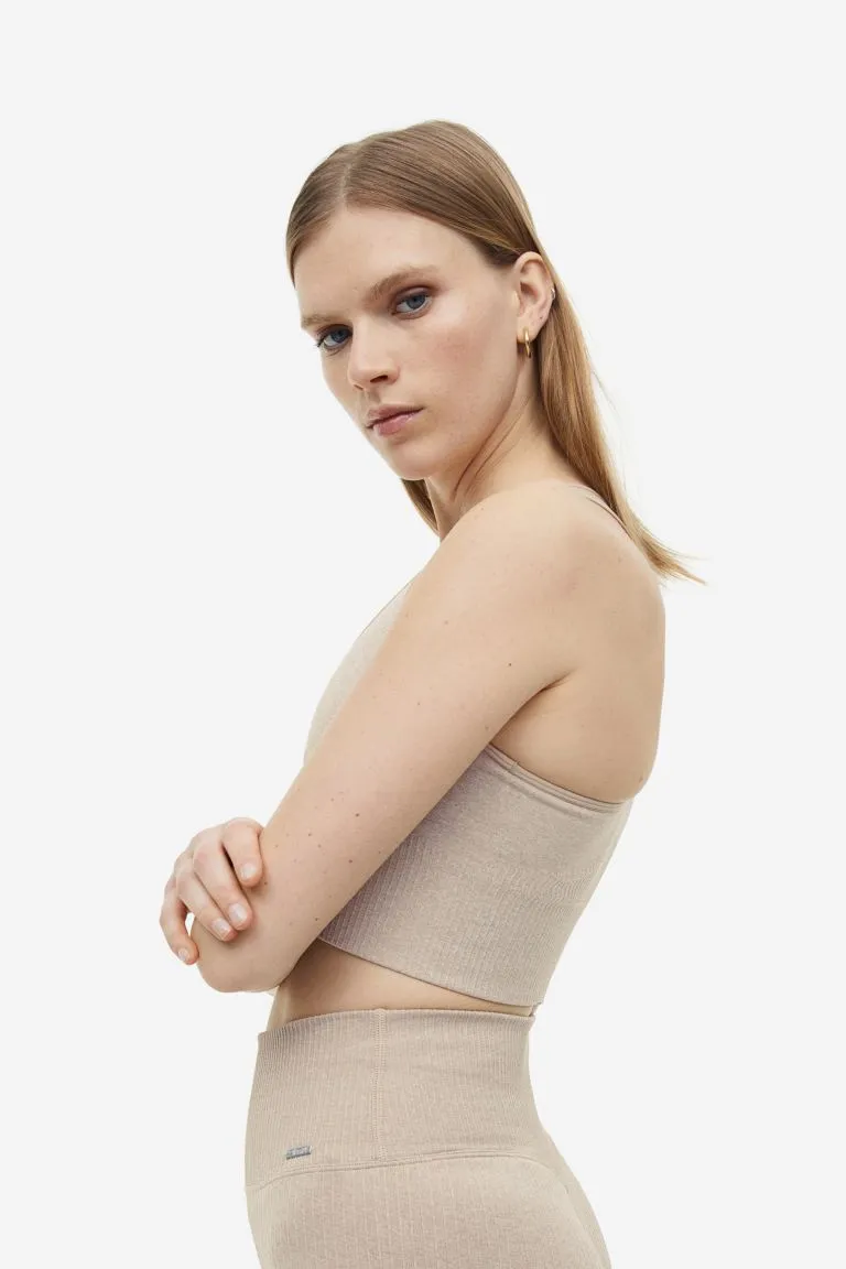 aim'n ribbed high support bra
