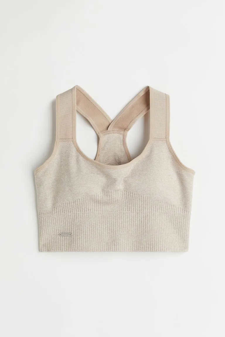 aim'n ribbed high support bra