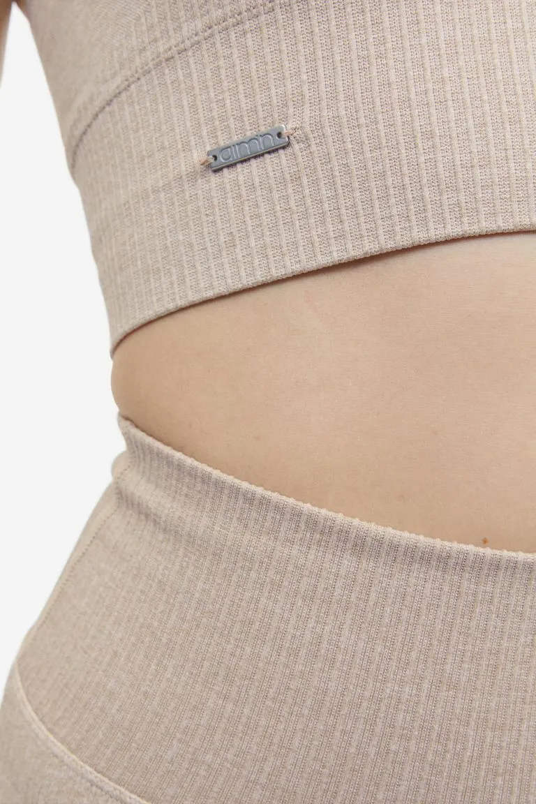 aim'n ribbed high support bra