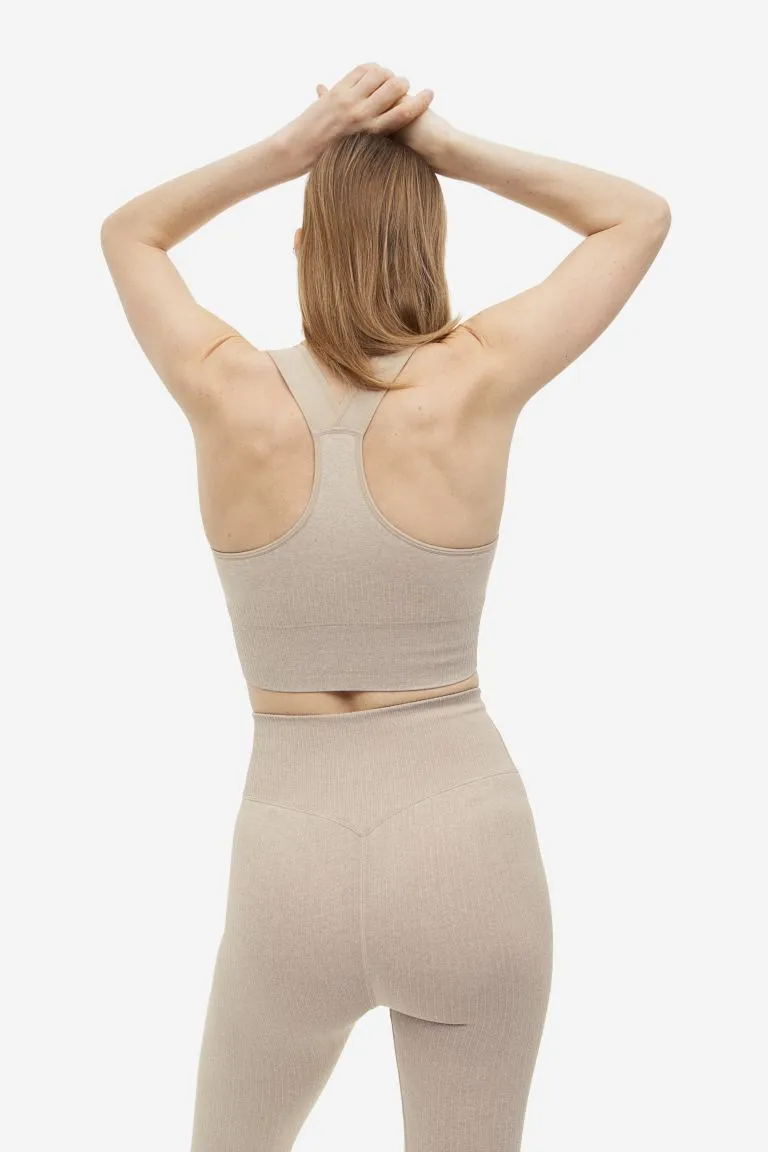 aim'n ribbed high support bra