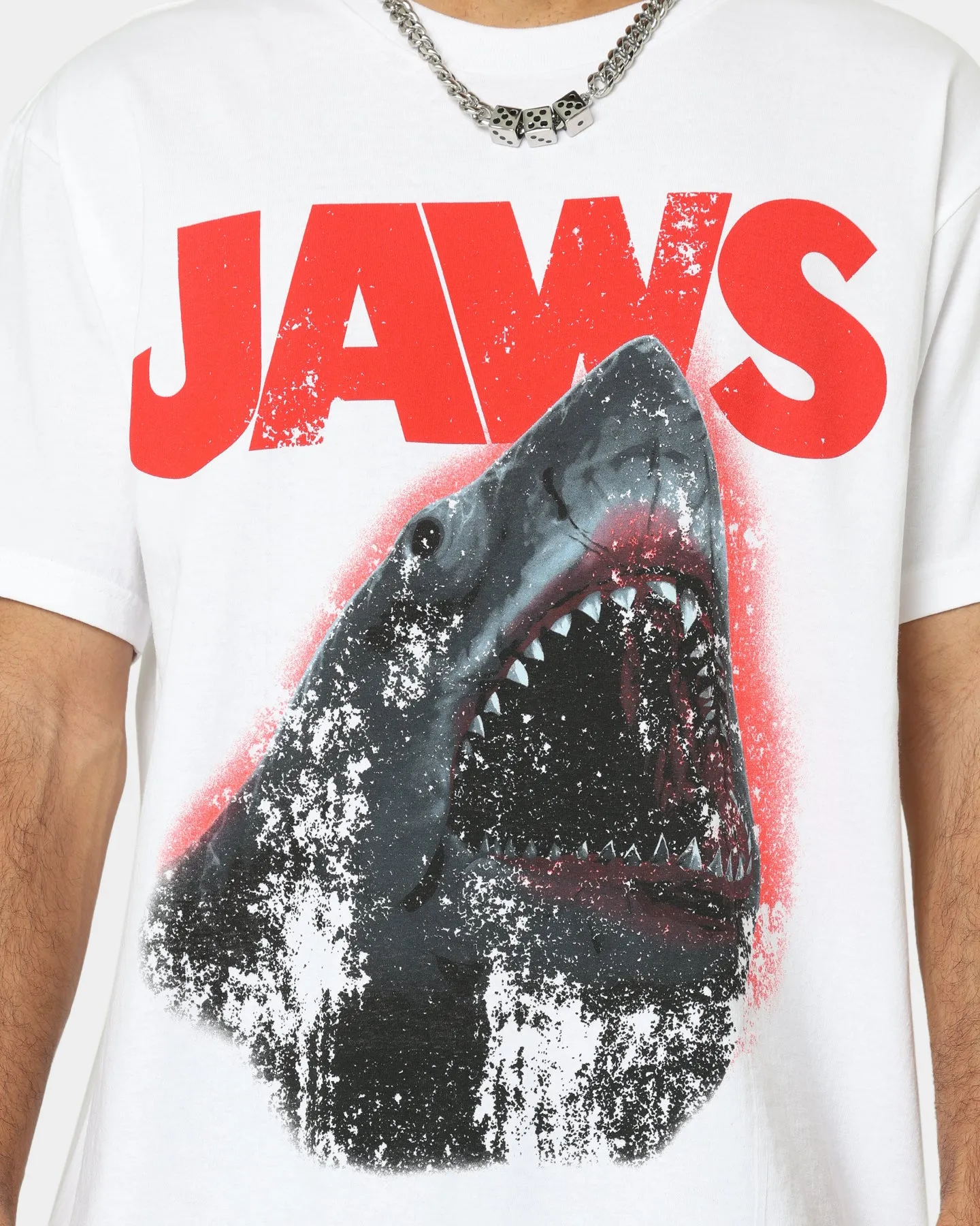 American Thrift Jaws T-Shirt White