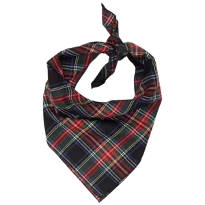 Bandana | Black Stewart Plaid