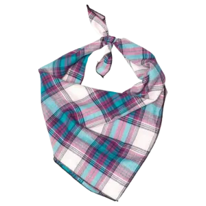 Bandana | Teal & Purple Plaid