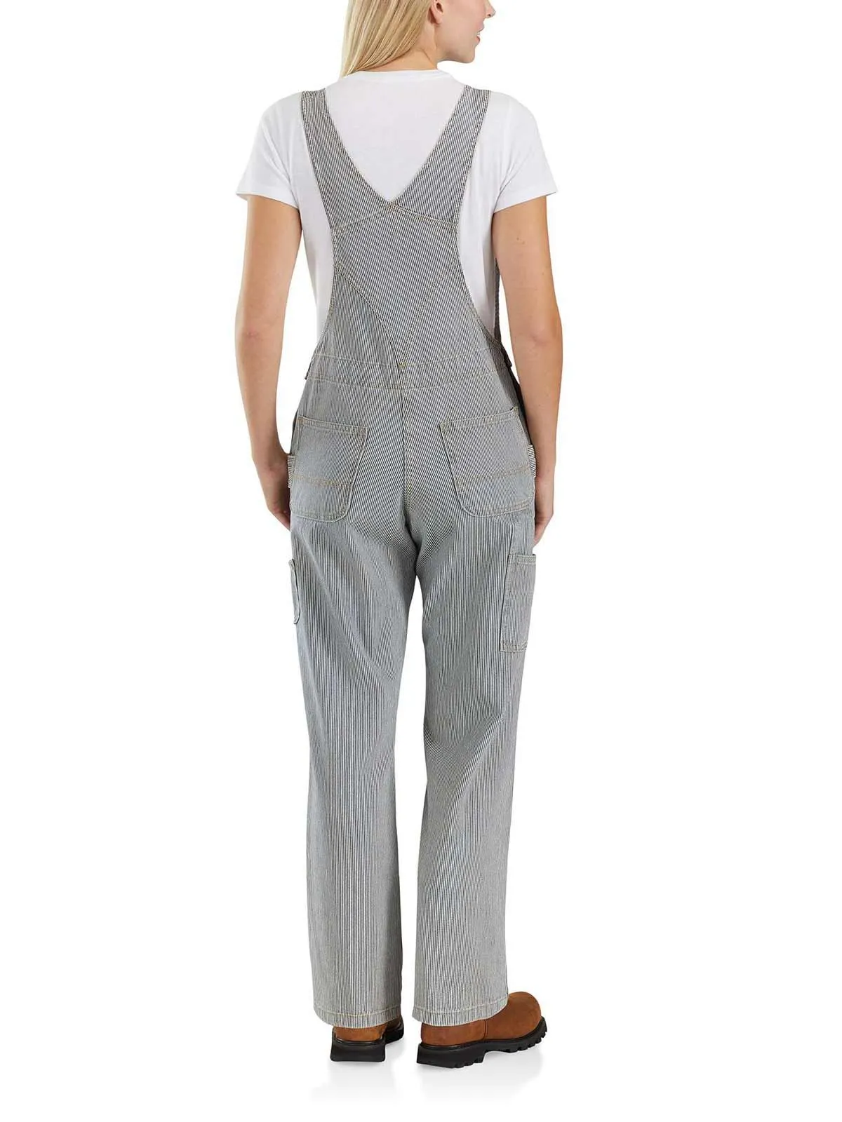 Carhartt&#x20;103042&#x20;Denim&#x20;Railroad&#x20;Stripe&#x20;Bib&#x20;Overall