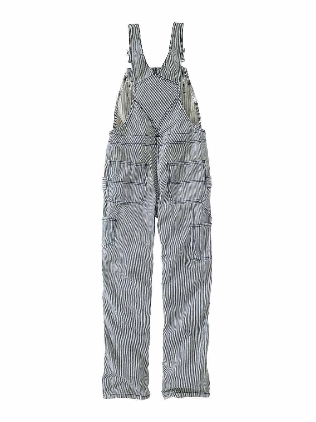 Carhartt&#x20;103042&#x20;Denim&#x20;Railroad&#x20;Stripe&#x20;Bib&#x20;Overall
