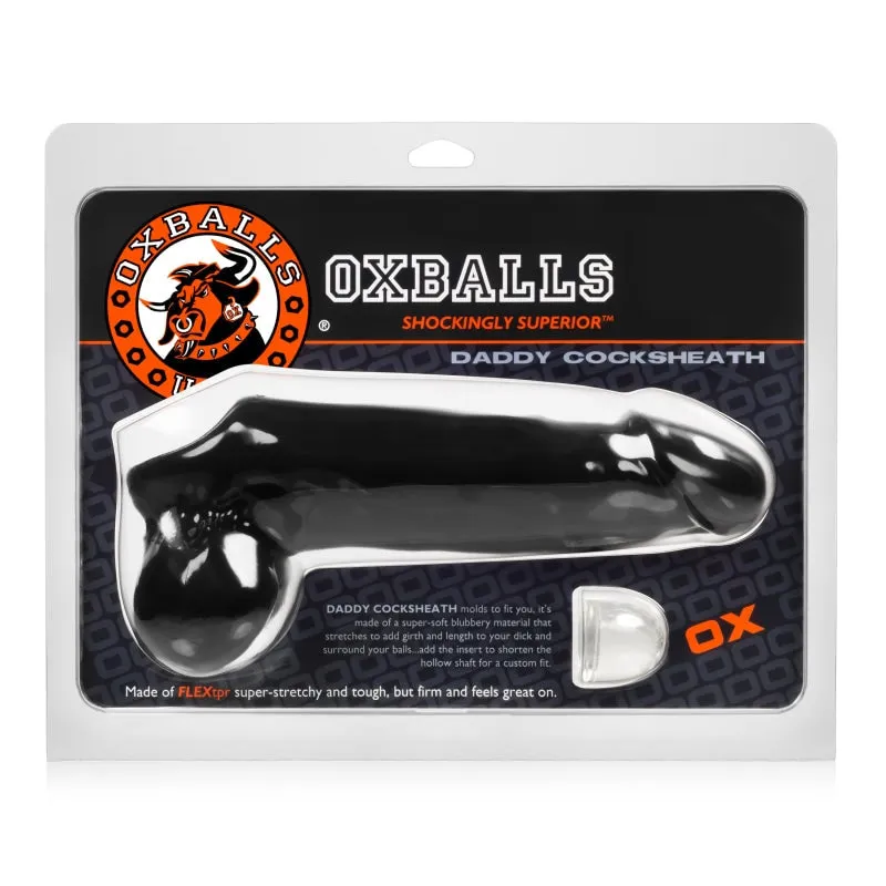 Daddy Cocksheath With Balls - Black