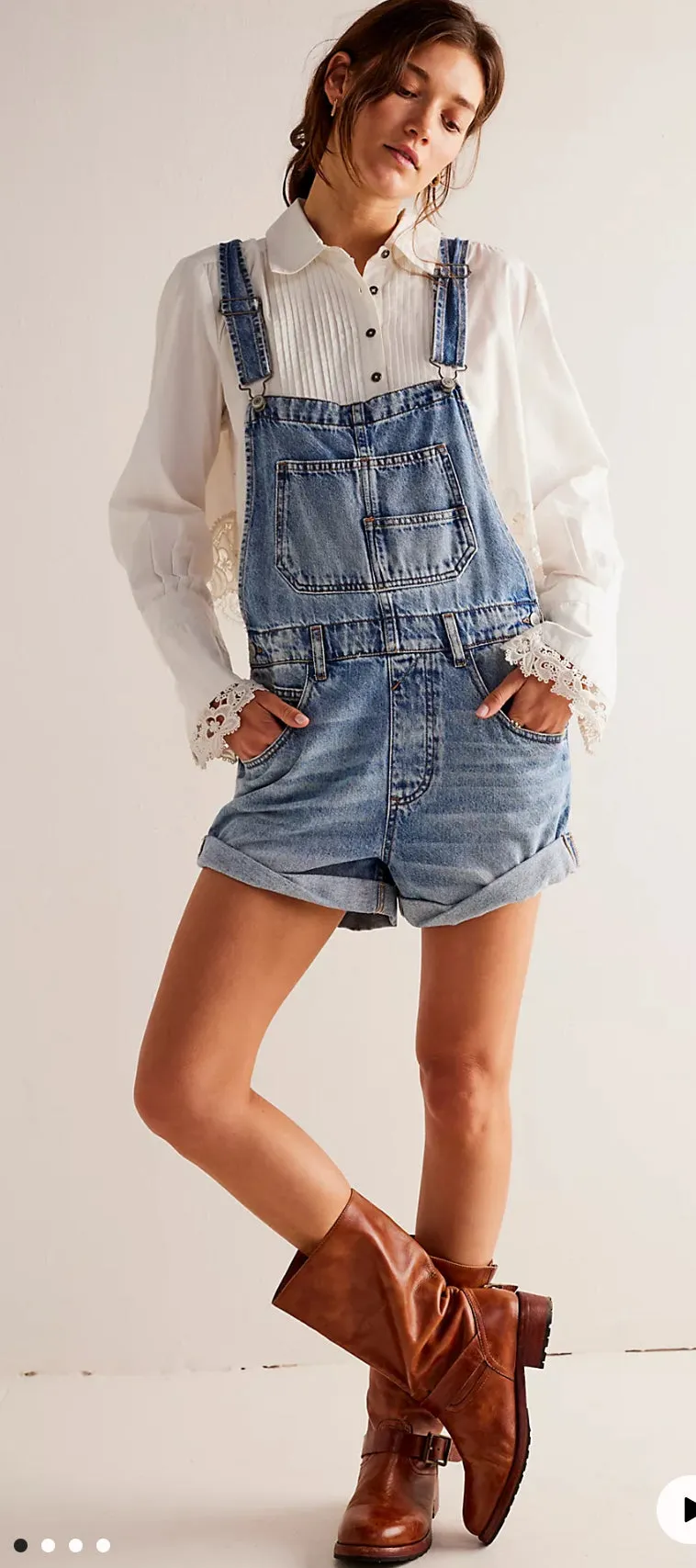 FREE PEOPLE ZIGGY SHORTALLS