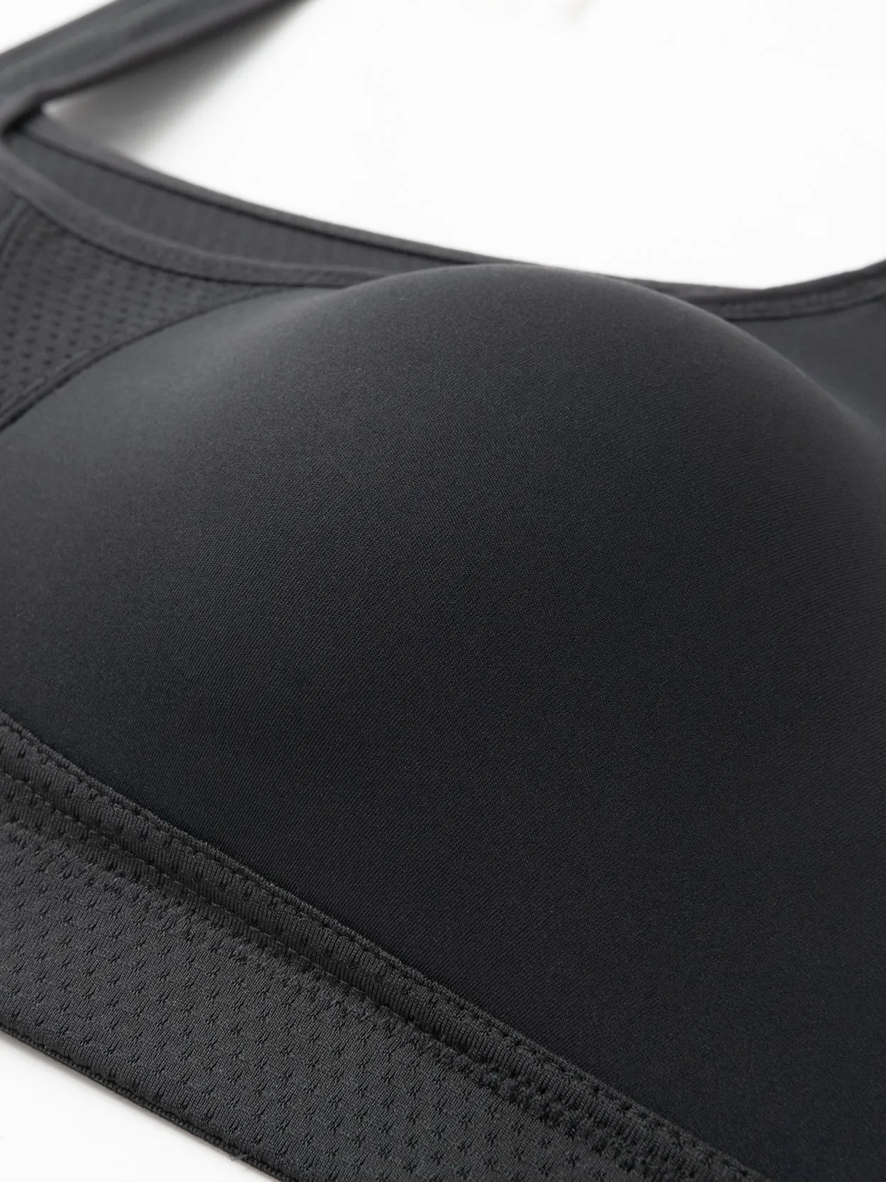 Full Coverage Adjustable Strape Wirefree Workout Bras Black