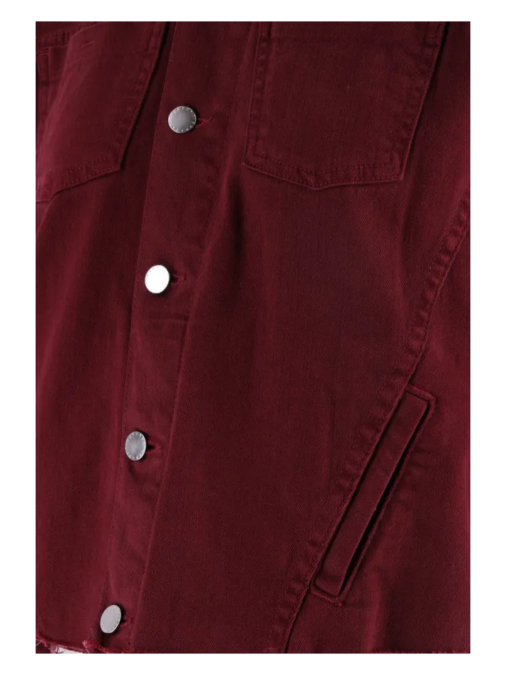 janelle cropped denim jacket