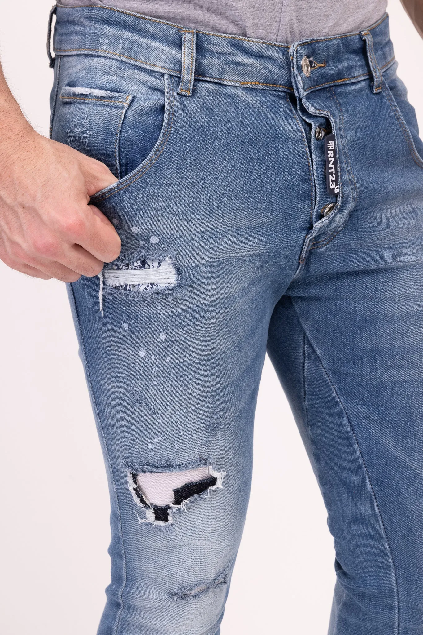 Men's Slim Jeans - Blue