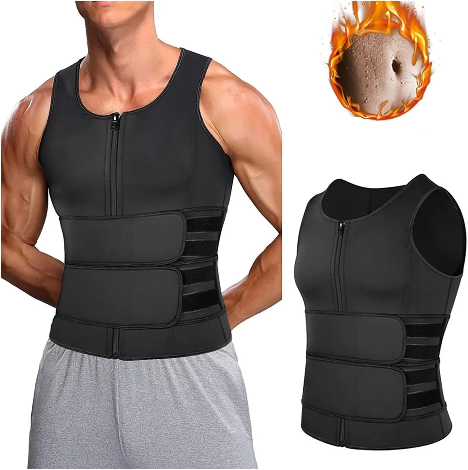 Men's Slimming Sauna Suit For Sweating Anti-Cellulite Slimming