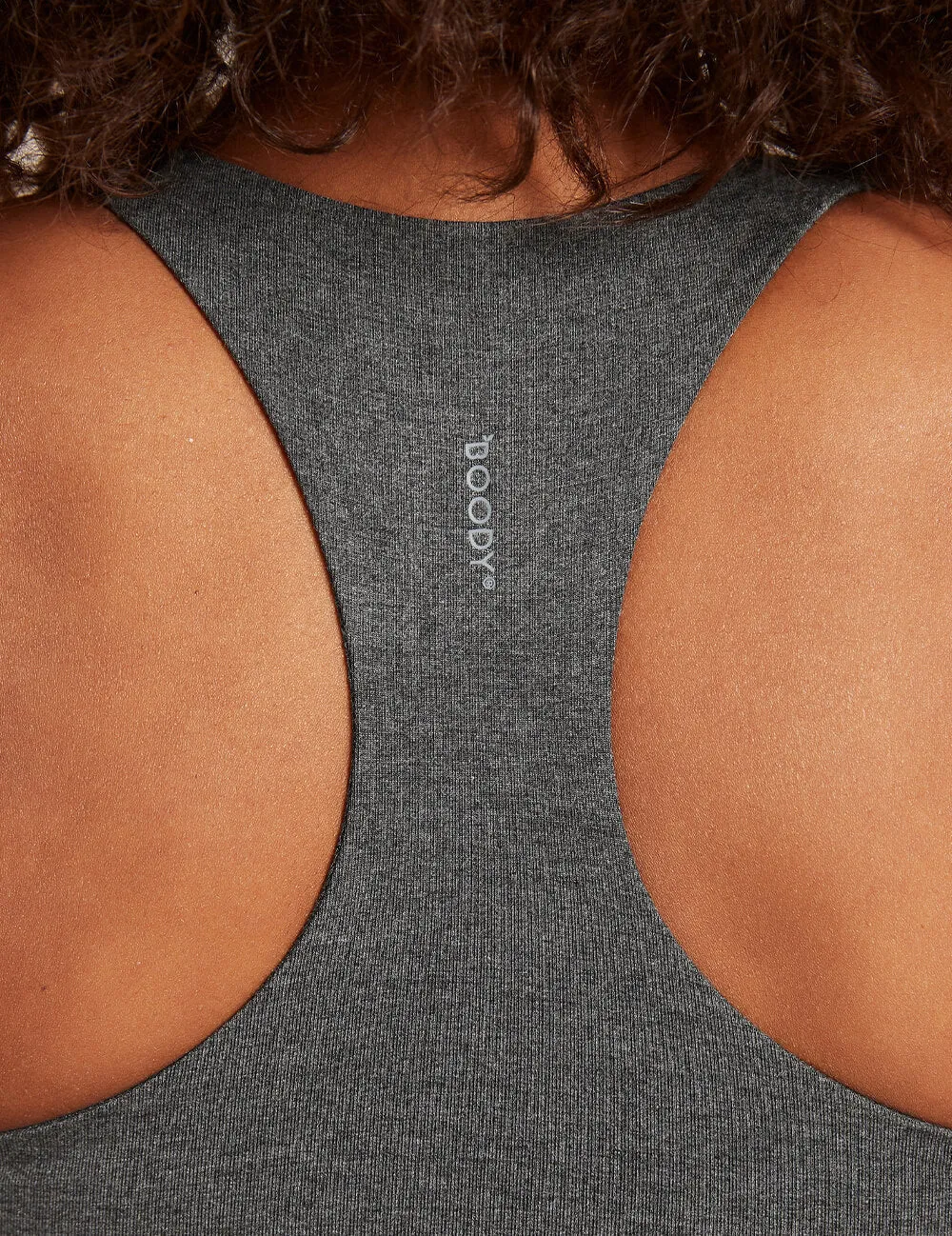 Motivate Longline Bra - Dark Marl