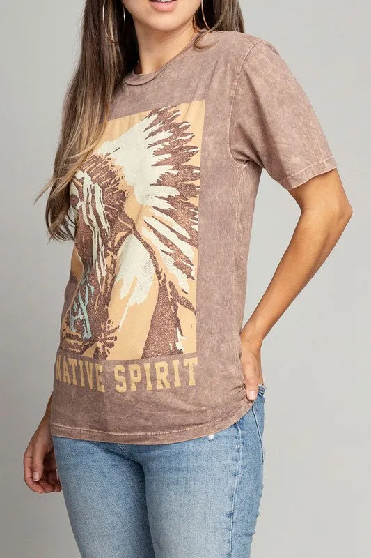 Native Spirit Graphic Tee T-Shirt
