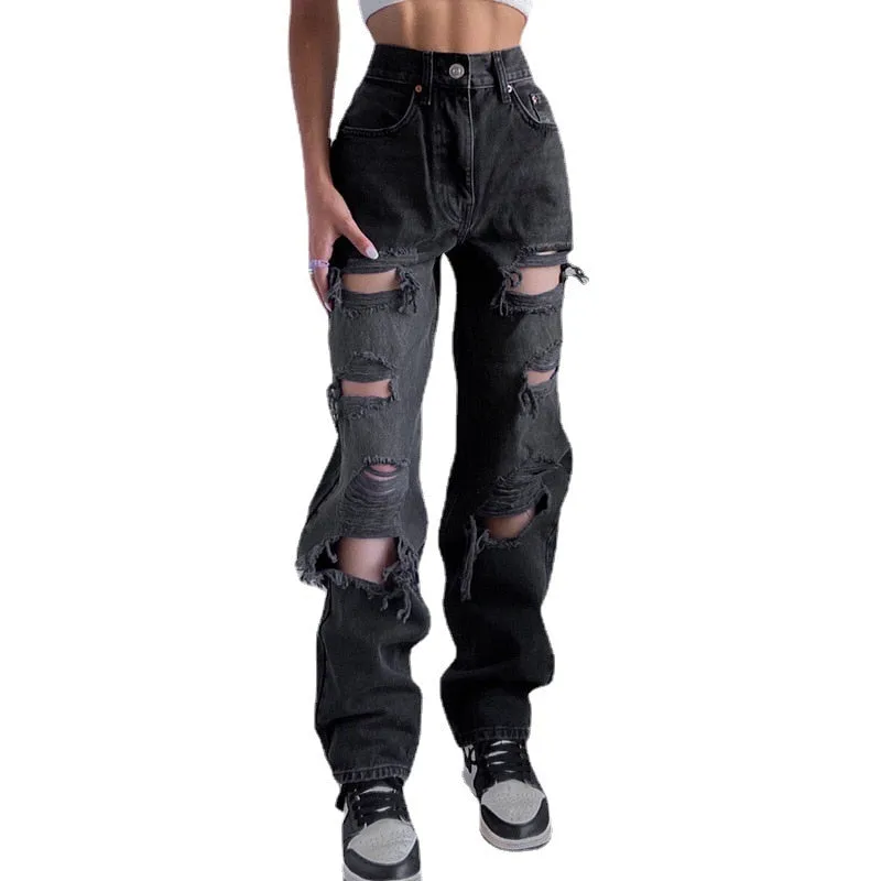 Oh So Ripped Baggy Jeans