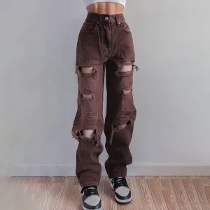 Oh So Ripped Baggy Jeans