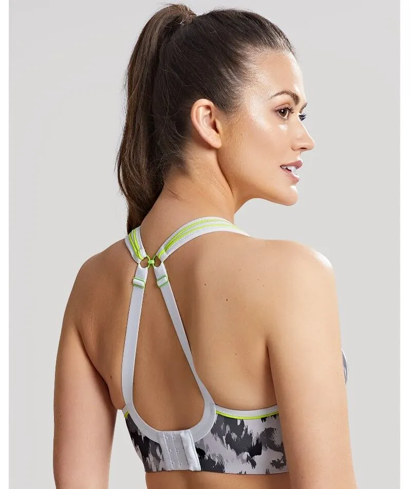 Panache Sport Boundless Wire-free Sports Bra - Grey Animal
