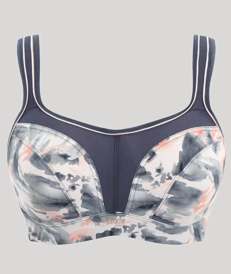 Panache Sport Power Underwired Sports Bra - Abstract Ink
