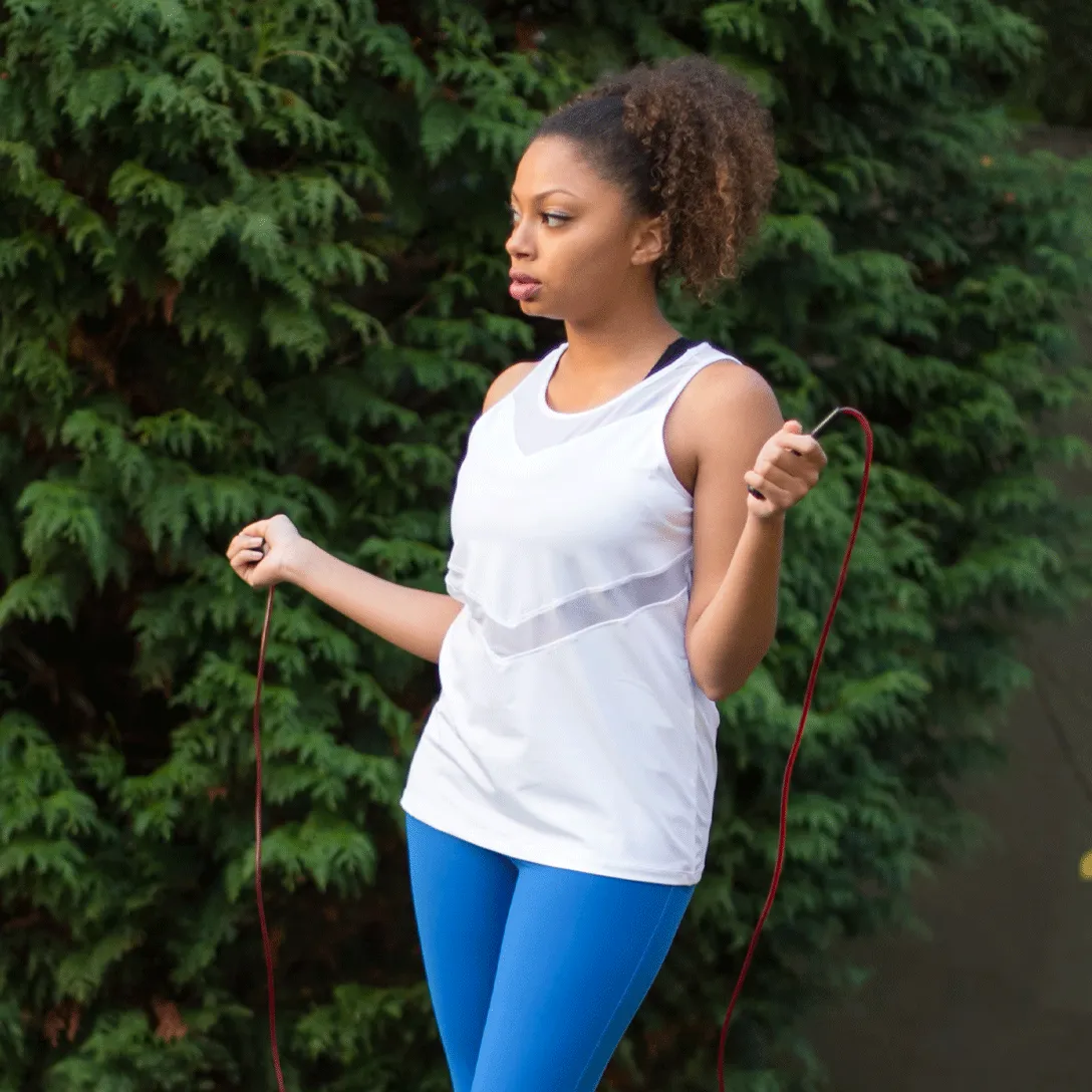 Plus Size White Chevron Racerback Tank
