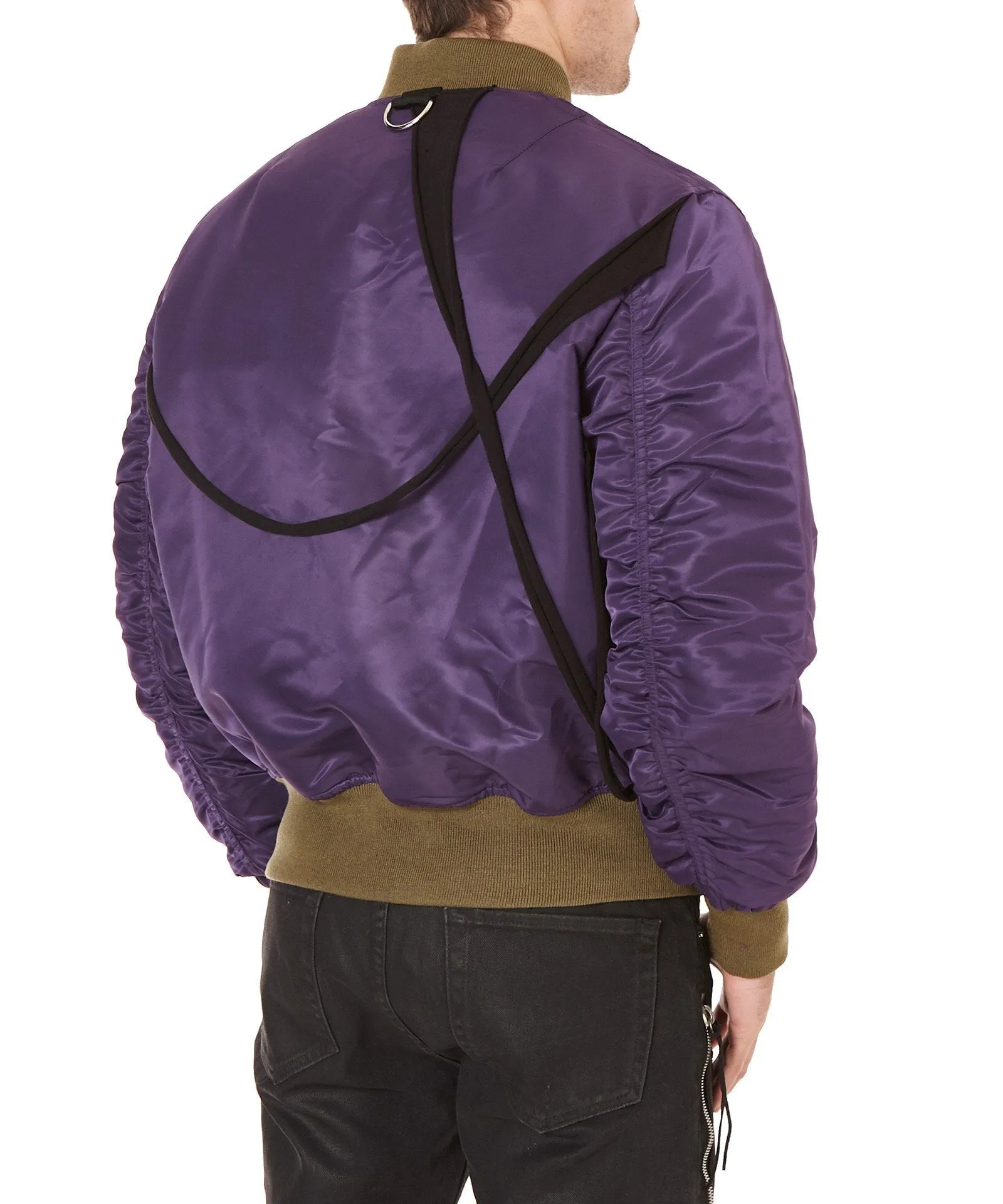 PURPLE BOMBER JACKET