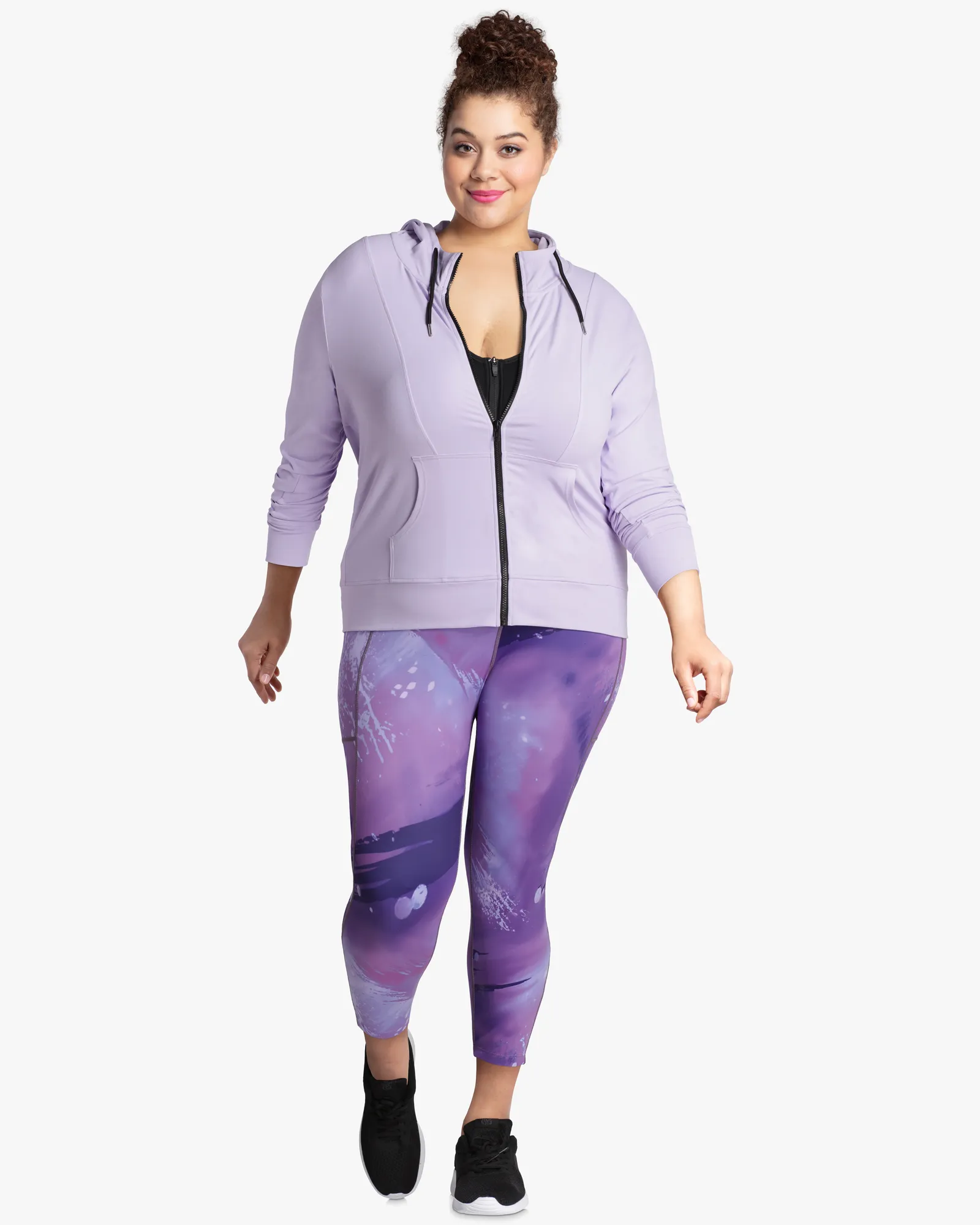 Rainier Hooded Track Jacket | Lilac