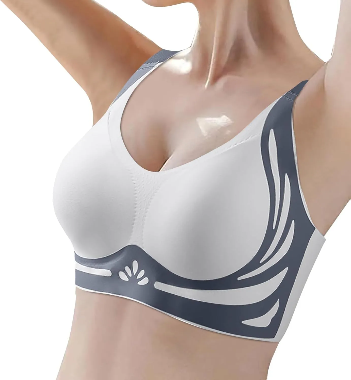 Seamless Sports Bra Wirefree Yoga Bra No Underwire Large Wirefree Bra Push Up Comfortable Breathable Sports Bras