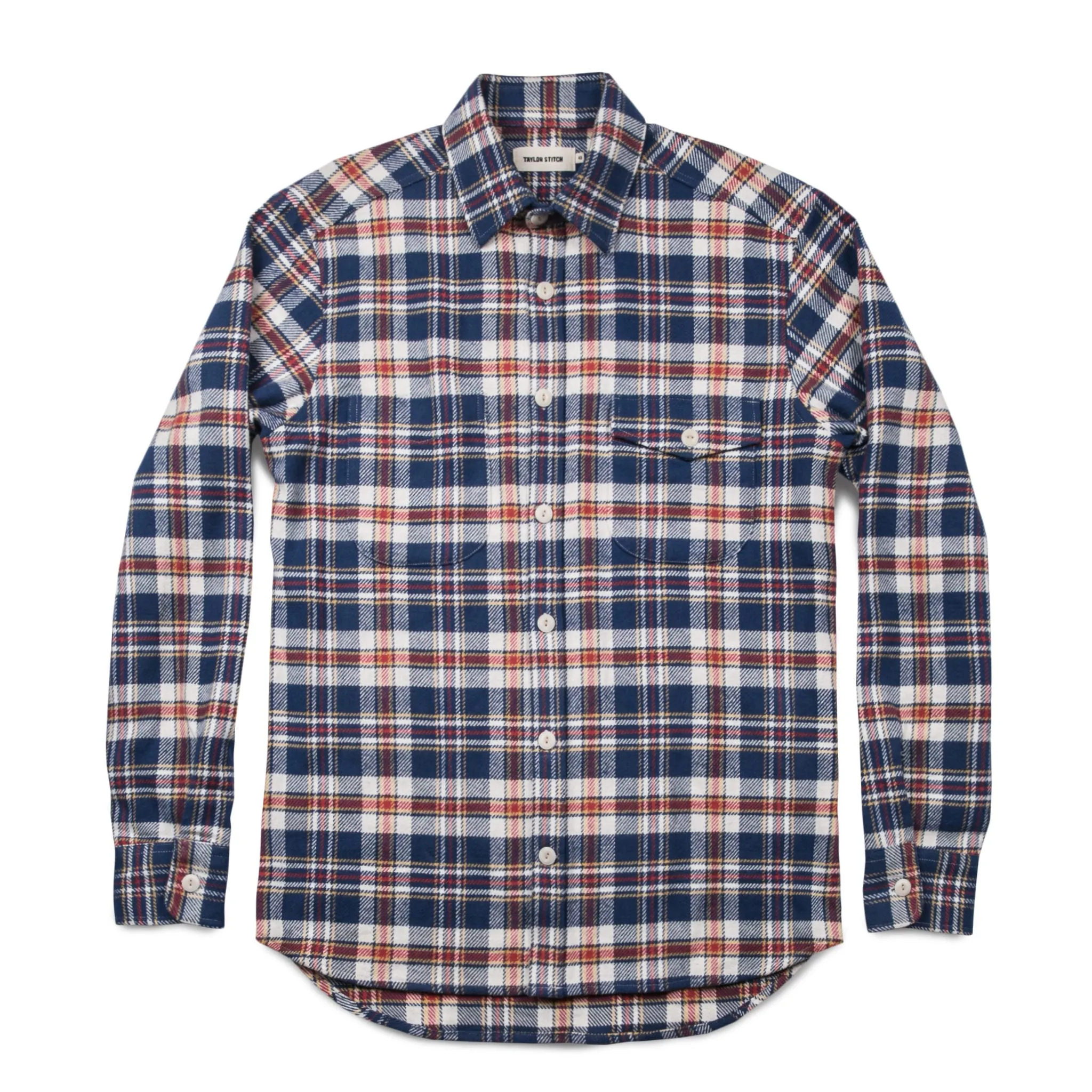 The Crater Shirt in Navy Plaid