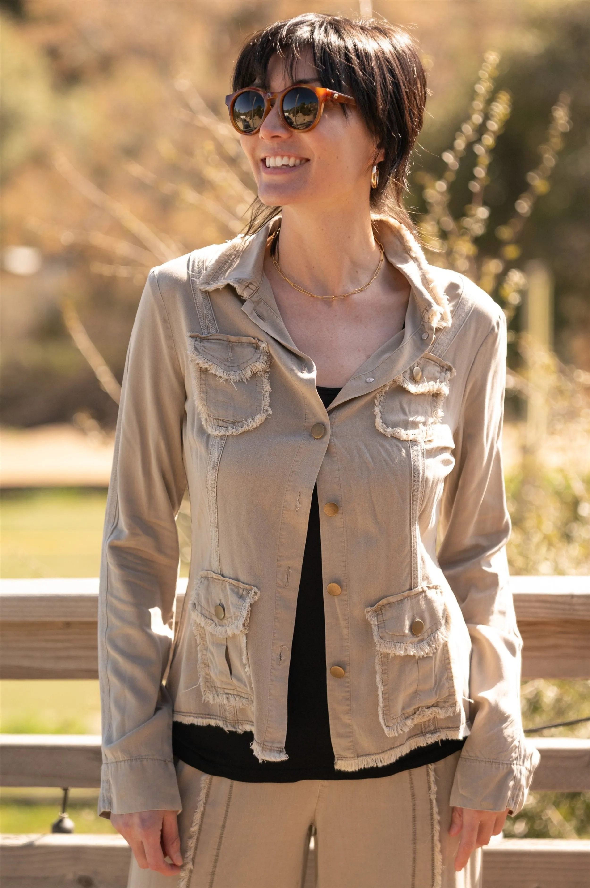 Twill Safari Jacket