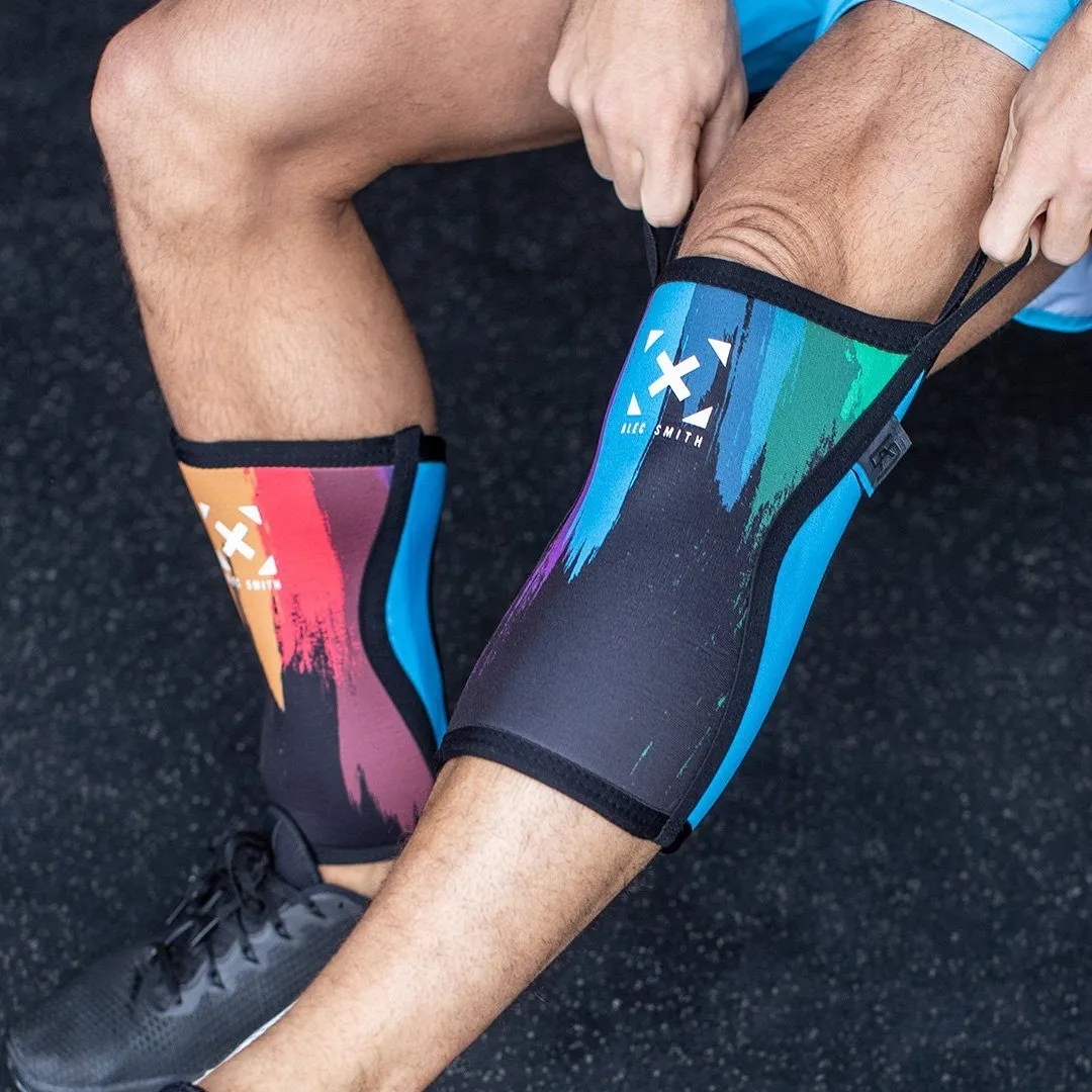 TWL - Everyday Knee Sleeves - 5mm - Alec Smith Pride - Pair