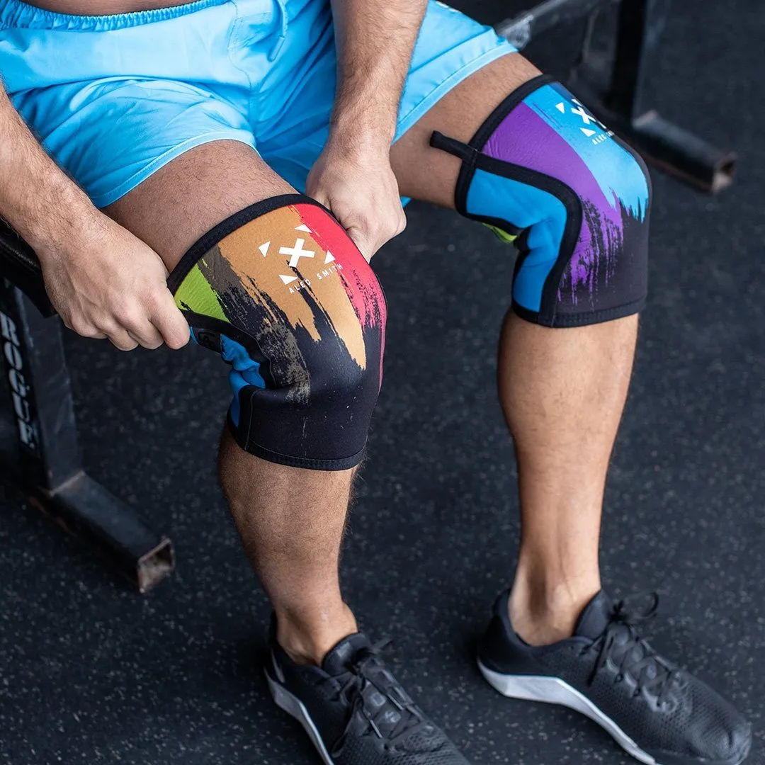 TWL - Everyday Knee Sleeves - 5mm - Alec Smith Pride - Pair