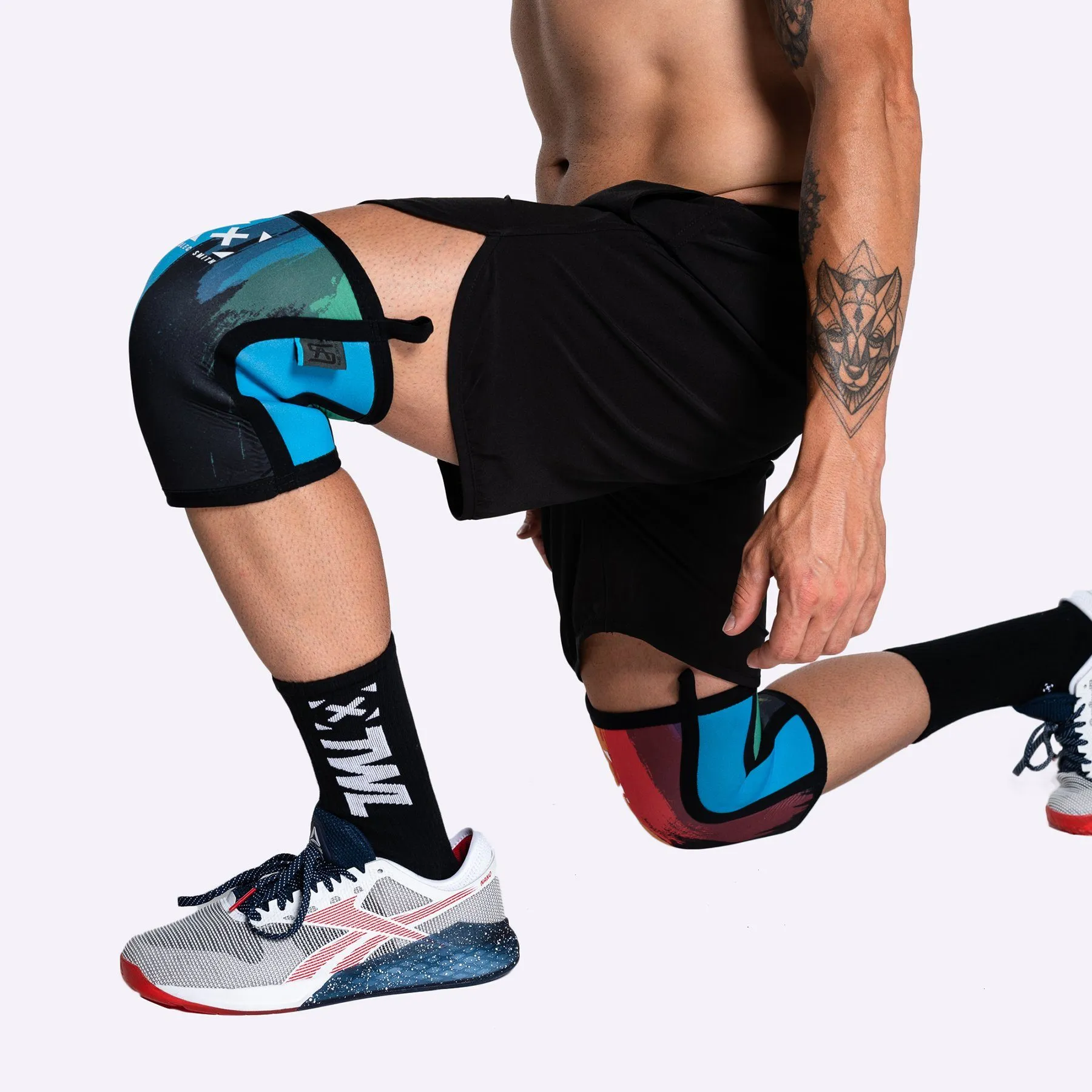 TWL - Everyday Knee Sleeves - 5mm - Alec Smith Pride - Pair