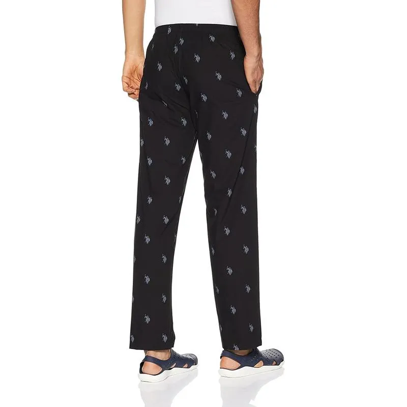 US Polo Black Pyjama Lower Night wear for Men