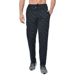 Vimal Jonney Dark Blue Cotton Trackpant For Men's