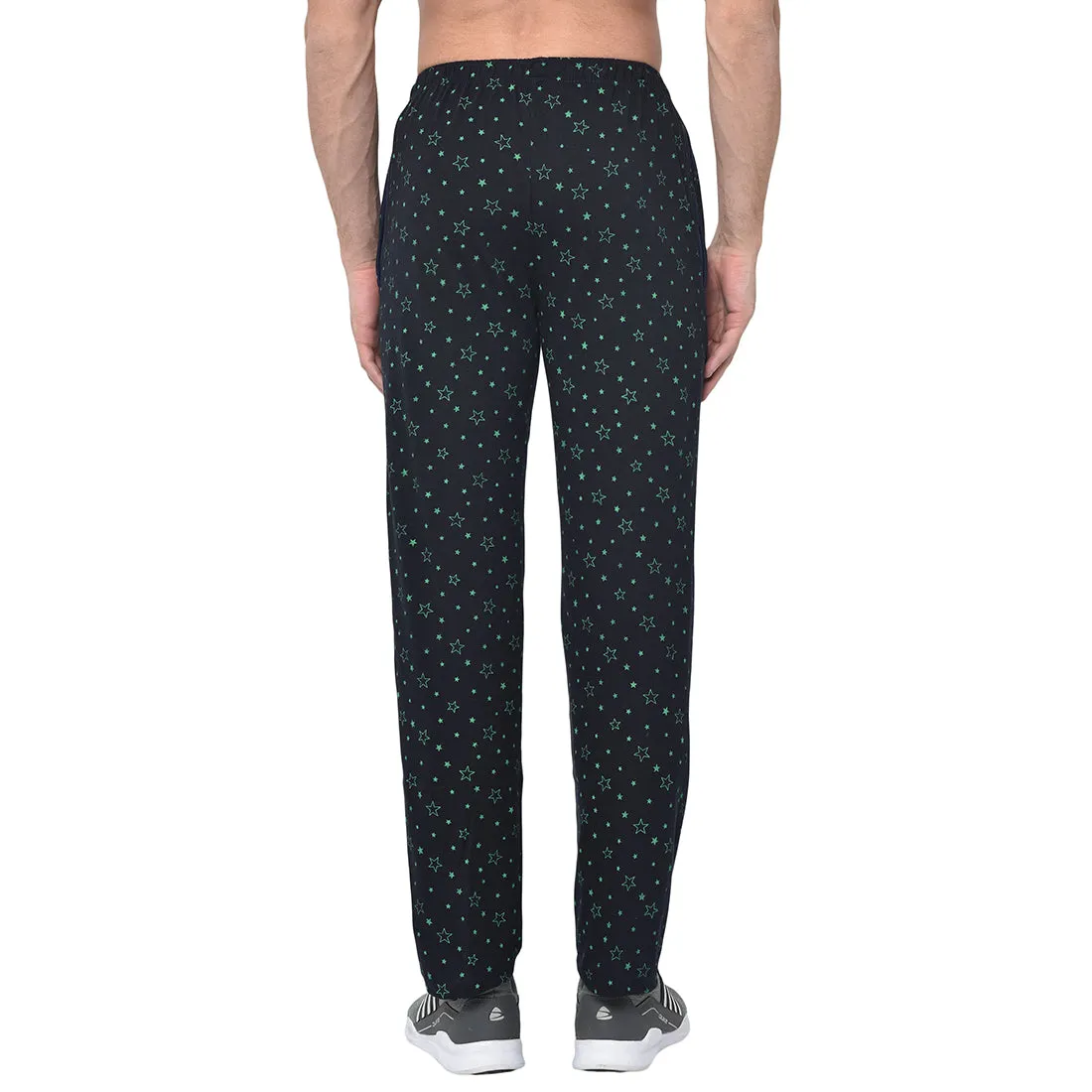 Vimal Jonney Dark Blue Cotton Trackpant For Men's