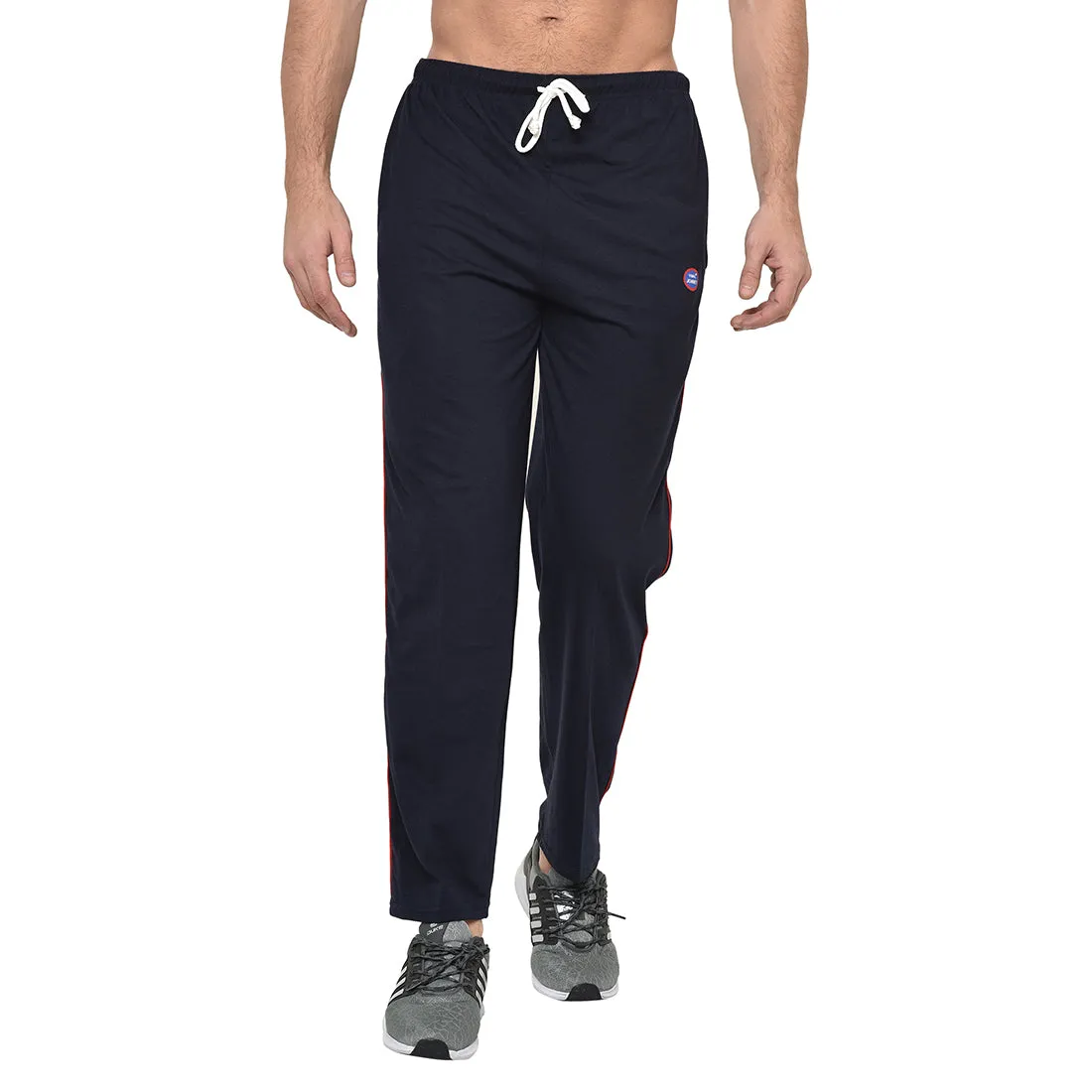 Vimal Jonney Dark Blue Cotton Trackpant For Men's