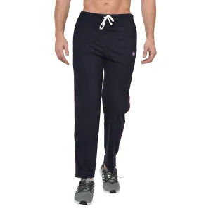 Vimal Jonney Dark Blue Cotton Trackpant For Men's